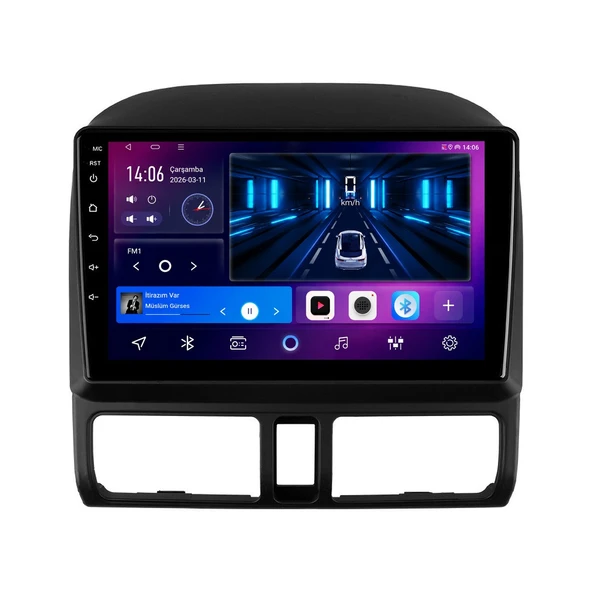 Honda CR-V 2002-2006 Android Multimedya 9 inç 6-64 GB CarPlay Navigasyon Ekran ürün görseli 1