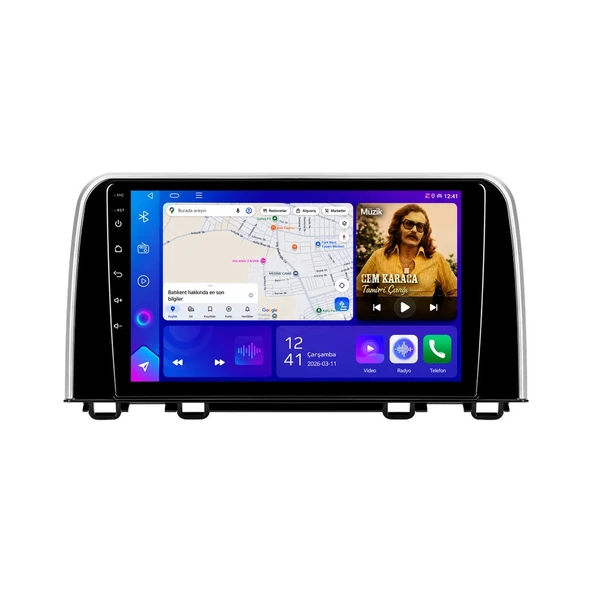 Honda CR-V 2019-2022 Android Multimedya 10 inç 4-32 GB CarPlay Navigasyon Ekran ürün görseli 1
