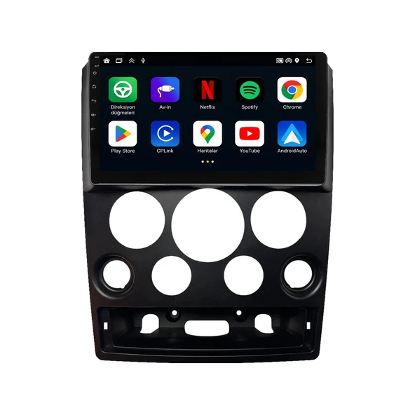 Ford Tourneo Connect 2002-2009 Android Multimedya 9 inç 4-32 GB CarPlay Navigasyon Ekran ürün görseli 1