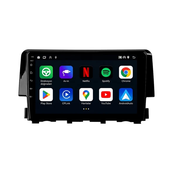 Honda Civic 2016-2021 Android Multimedya 9 inç 4-32 GB CarPlay Navigasyon Ekran ürün görseli 1