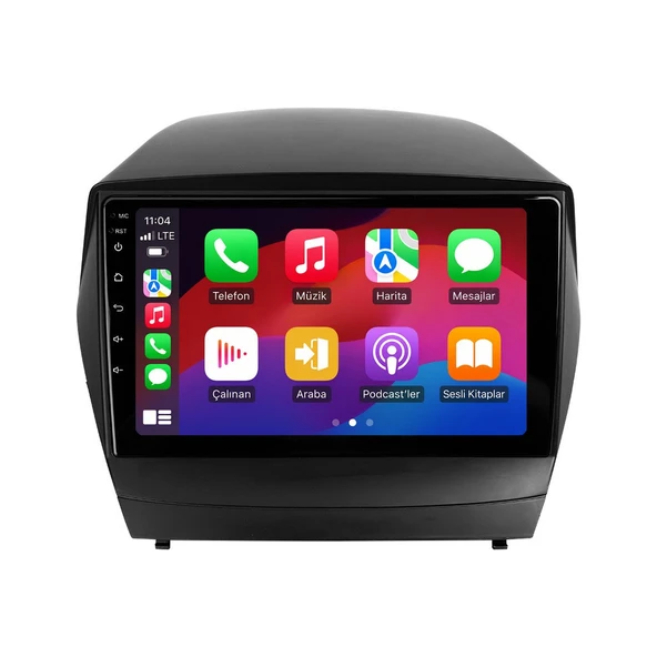Hyundai ix35 2010-2015 Android Multimedya 9 inç 10-256 GB Pro CarPlay Navigasyon Ekran ürün görseli 1