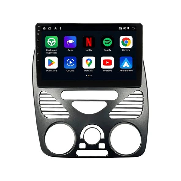 Fiat Palio 2002-2005 Android Multimedya 9 inç 4-32 GB CarPlay Navigasyon Ekran ürün görseli 1