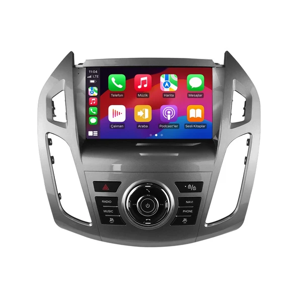 Ford Tourneo Connect 2014-2018 Android Multimedya 9 inç 4-32 GB CarPlay Navigasyon Ekran ürün görseli 1