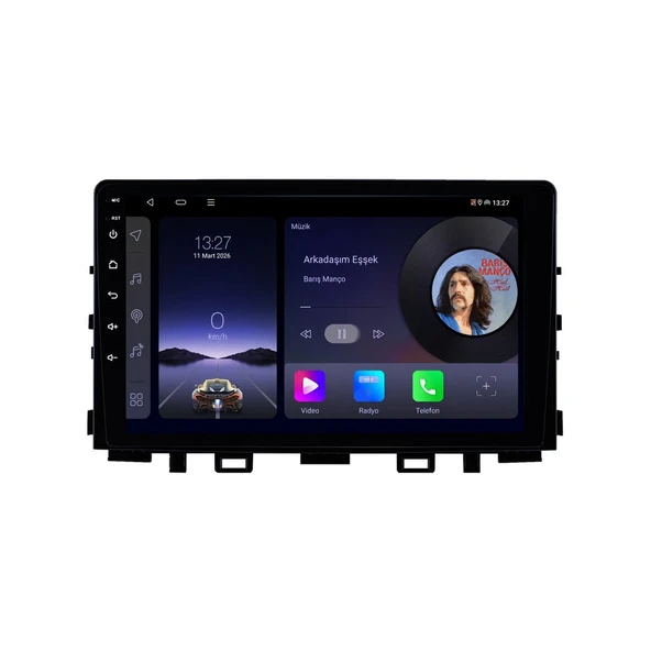 Kia Rio 2017-2023 Android Multimedya 9 inç 8-128 GB CarPlay Navigasyon Ekran ürün görseli 1