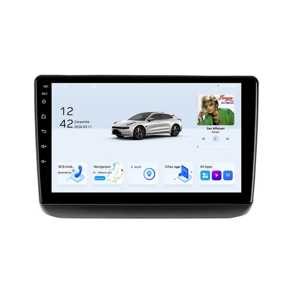 Jeep Grand Cherokee 2013-2018 Android Multimedya 9 inç 4-32 GB CarPlay Navigasyon Ekran ürün görseli 1