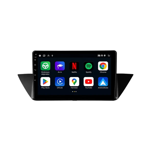 BMW X1 2010-2015 Android Multimedya 10 inç 10-256 GB Pro CarPlay Navigasyon Ekran ürün görseli 1
