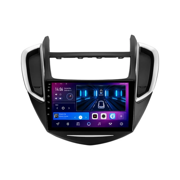 Chevrolet Trax 2013 Android Multimedya 9 inç 4-64 GB CarPlay Navigasyon Ekran ürün görseli 1