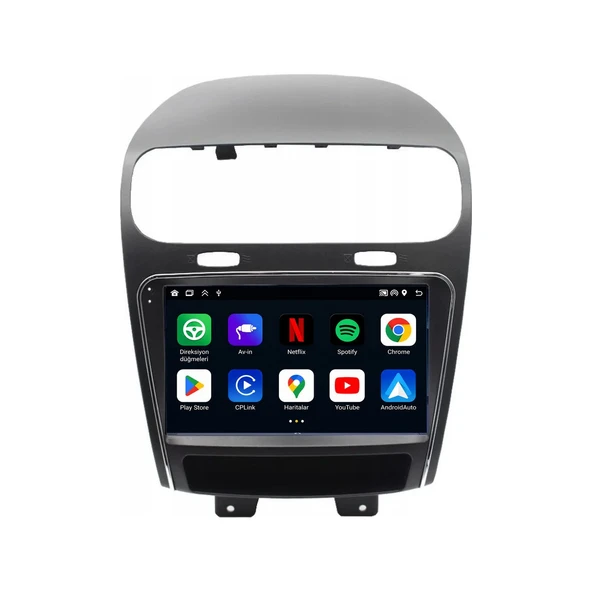 Dodge Journey 2013-2016 Android Multimedya 9 inç 4-32 GB CarPlay Navigasyon Ekran ürün görseli 1