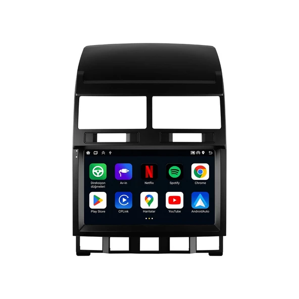 Volkswagen Touareg 2003-2009 Android Multimedya 9 inç 8-64 GB CarPlay Navigasyon Ekran ürün görseli 1