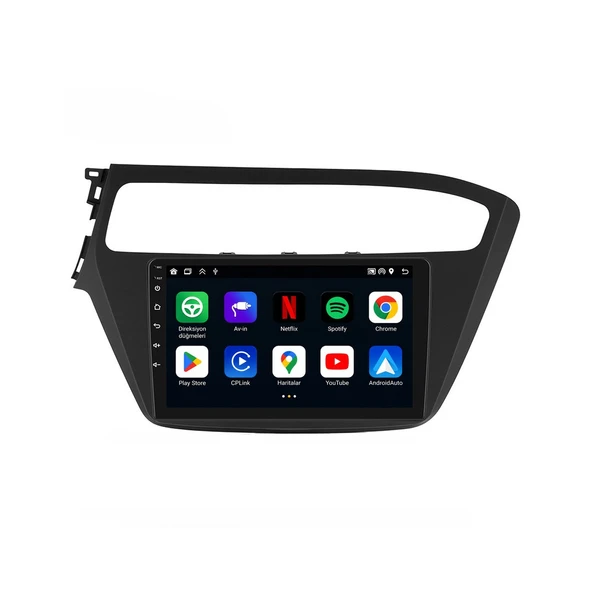 Hyundai i20 2018-2020 Android Multimedya 9 inç 10-256 GB Pro CarPlay Navigasyon Ekran ürün görseli 1