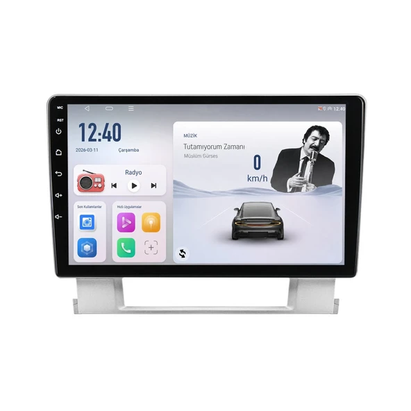 Opel Astra 2013-2020 Android Multimedya 9 inç 4-32 GB CarPlay Navigasyon Ekran ürün görseli 1