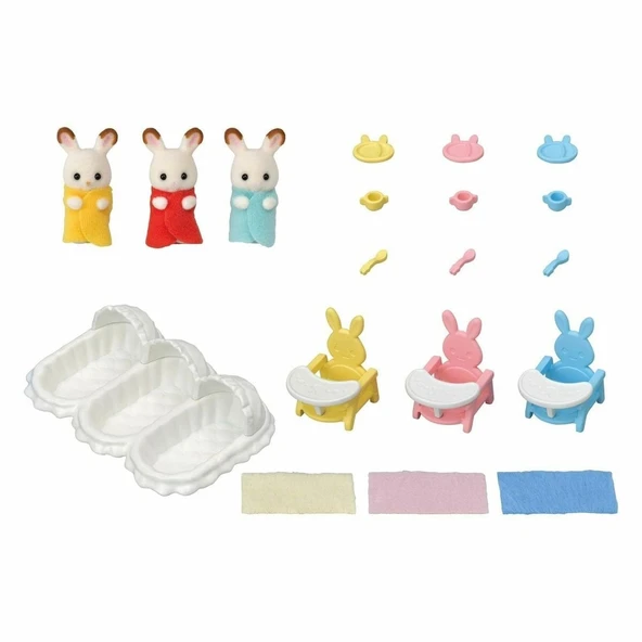 5532 Sylvanian Families Üçüzler Bakım Seti +4 yaş ürün görseli 1