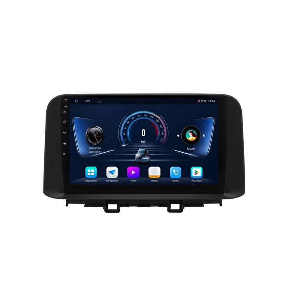 Hyundai Kona 2018-2022 Android Multimedya 10 inç 4-64 GB CarPlay Navigasyon Ekran ürün görseli 1