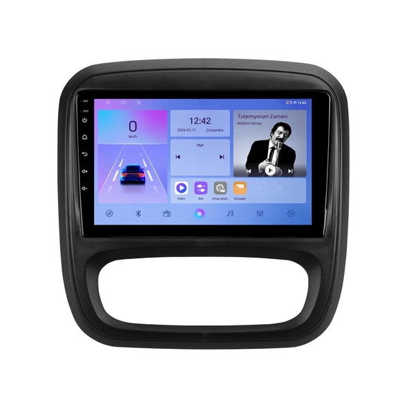 Renault Trafic Multix 2019-2021 Android Multimedya 9 inç 4-32 GB CarPlay Navigasyon Ekran ürün görseli 1