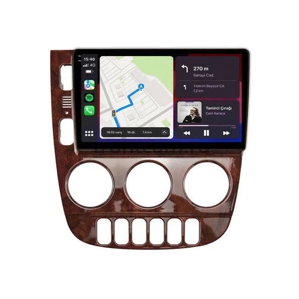 Mercedes ML 1998-2005 Android Multimedya 9 inç 6-64 GB CarPlay Navigasyon Ekran ürün görseli 1