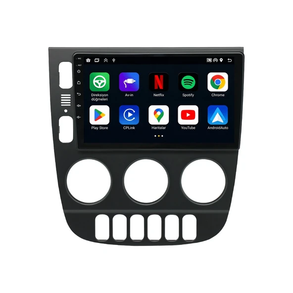 Mercedes ML 1998-2005 Android Multimedya 9 inç 4-32 GB CarPlay Navigasyon Ekran ürün görseli 1