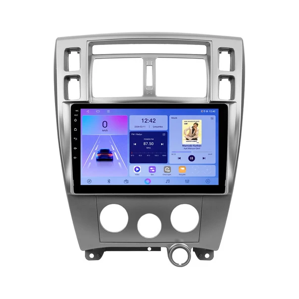 Hyundai Tucson 2005-2012 Android Multimedya 10 inç 8-128 GB Pro CarPlay Navigasyon Ekran ürün görseli 1