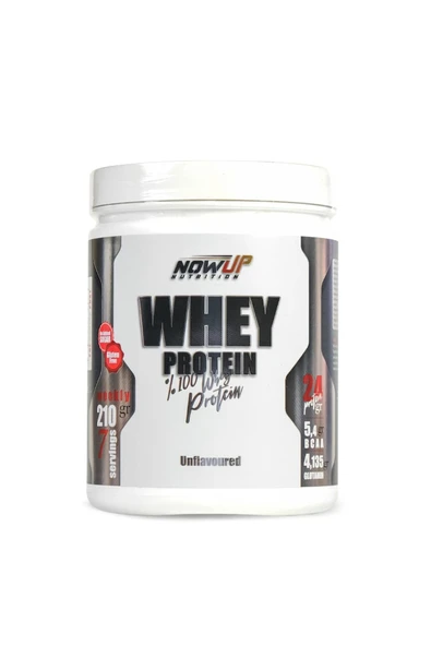 NOWUP NUTRITION %100 Whey Protein Aromasız 210 Gr | Saf Protein 25g ürün görseli 1
