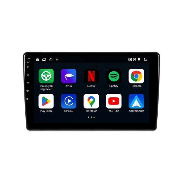 Ford Transit Custom 2018-2023 Android Multimedya 9 inç 4-32 GB CarPlay Navigasyon Ekran ürün görseli 1