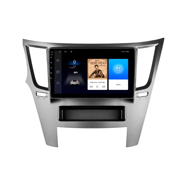 Subaru Legacy 2010-2012 Android Multimedya 9 inç 4-32 GB CarPlay Navigasyon Ekran ürün görseli 1