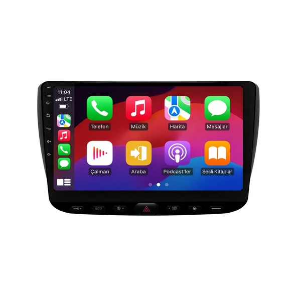 Fiat Punto 2012-2018 Android Multimedya 9 inç 4-32 GB CarPlay Navigasyon Ekran ürün görseli 1