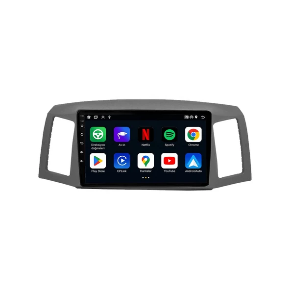 Jeep Grand Cherokee 2006-2007 Android Multimedya 10 inç 8-128 GB CarPlay Navigasyon Ekran ürün görseli 1