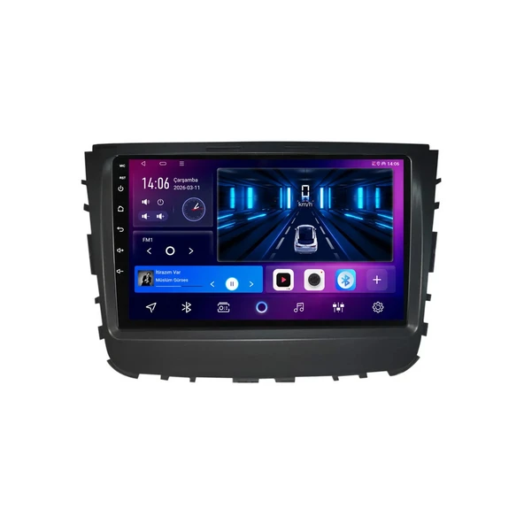 SsangYong Musso 2019-2023 Android Multimedya 9 inç 6-64 GB CarPlay Navigasyon Ekran ürün görseli 1