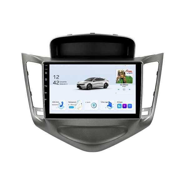 Chevrolet Cruze 2009-2012 Android Multimedya 9 inç 4-32 GB CarPlay Navigasyon Ekran ürün görseli 1