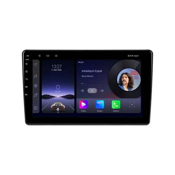 Audi A4 2009-2016 Android Multimedya 9 inç 8-128 GB CarPlay Navigasyon Ekran ürün görseli 1