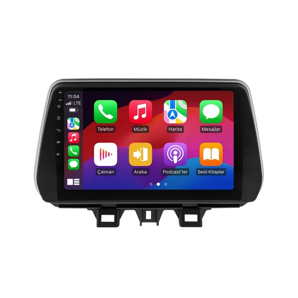 Hyundai Tucson 2018-2020 Android Multimedya 9 inç 8-128 GB Pro CarPlay Navigasyon Ekran ürün görseli 1