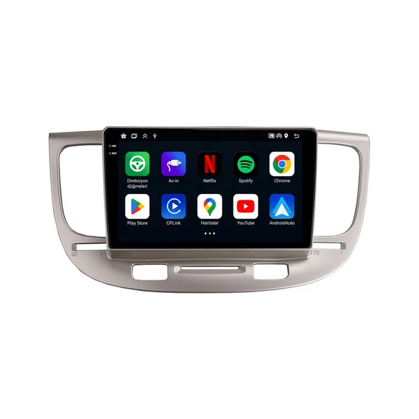 Kia Rio 2006-2011 Android Multimedya 9 inç 6-64 GB CarPlay Navigasyon Ekran ürün görseli 1