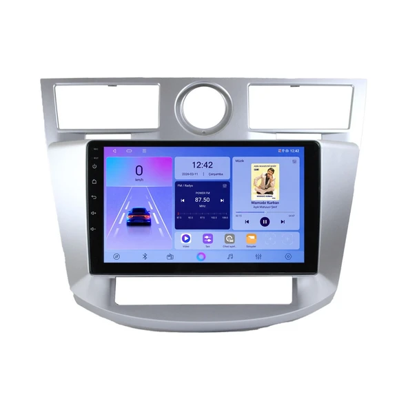 Chrysler Sebring 2008-2010 Android Multimedya 9 inç 8-64 GB CarPlay Navigasyon Ekran ürün görseli 1