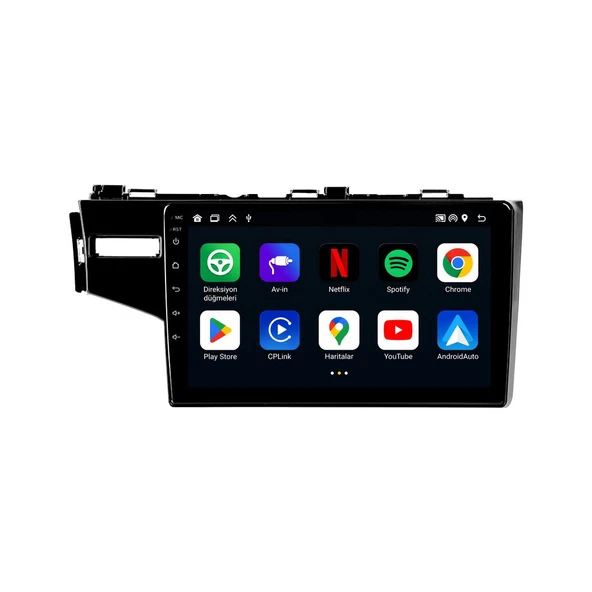 Honda Jazz 2015-2019 Android Multimedya 10 inç 8-64 GB CarPlay Navigasyon Ekran ürün görseli 1