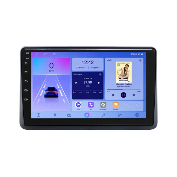 Honda City 2021-2024 Android Multimedya 9 inç 10-256 GB Pro CarPlay Navigasyon Ekran ürün görseli 1