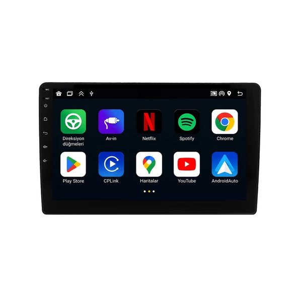 Citroen C5 2008-2015 Android Multimedya 10 inç 4-32 GB CarPlay Navigasyon Ekran ürün görseli 1