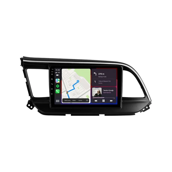 Hyundai Elantra 2019-2020 Android Multimedya 9 inç 8-64 GB CarPlay Navigasyon Ekran ürün görseli 1