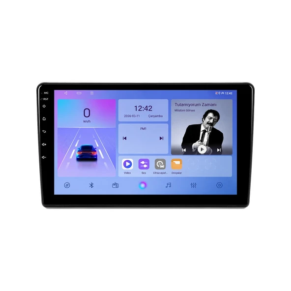 Ford Transit 2019-2023 Android Multimedya 9 inç 8-128 GB CarPlay Navigasyon Ekran ürün görseli 1