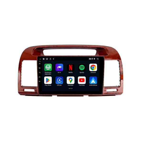 Toyota Camry 2002-2006 Android Multimedya 9 inç 4-64 GB CarPlay Navigasyon Ekran ürün görseli 1