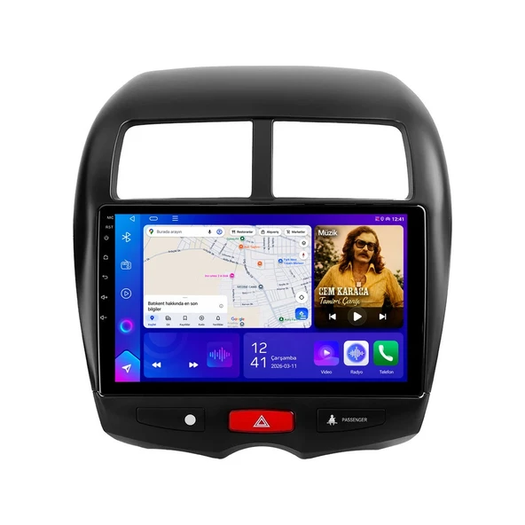 Smart Dragon Mitsubishi ASX 2010-2019 10 inç 8-128 GB Android Carplay Multimedya ürün görseli 1