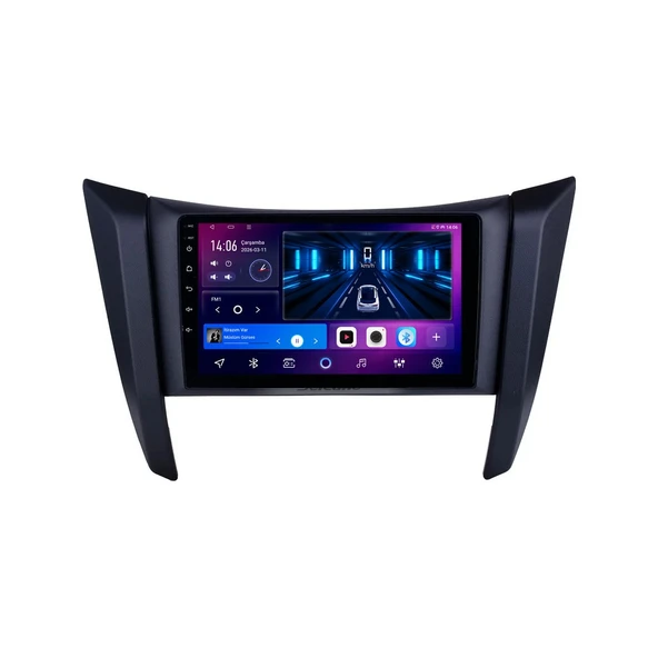 Nissan Navara 2016-2021 Android Multimedya 9 inç 10-256 GB Pro CarPlay Navigasyon Ekran ürün görseli 1