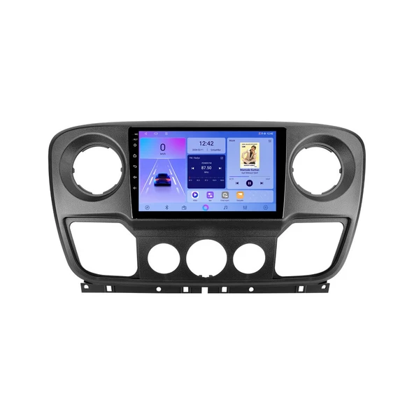 Renault Master 2011-2019 Android Multimedya 10 inç 10-256 GB Pro CarPlay Navigasyon Ekran ürün görseli 1