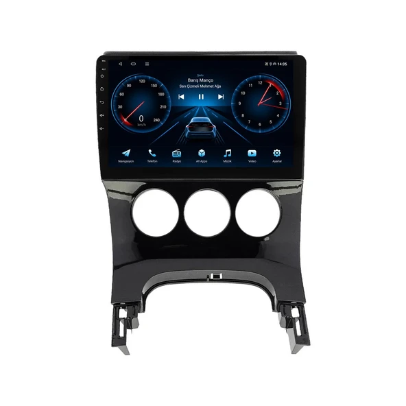 Peugeot 5008 2010-2016 Android Multimedya 9 inç 10-256 GB Pro CarPlay Navigasyon Ekran ürün görseli 1