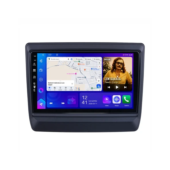 Smart Dragon Isuzu D-Max 2020-2025 9 inç 4-64 GB Android Carplay Multimedya ürün görseli 1