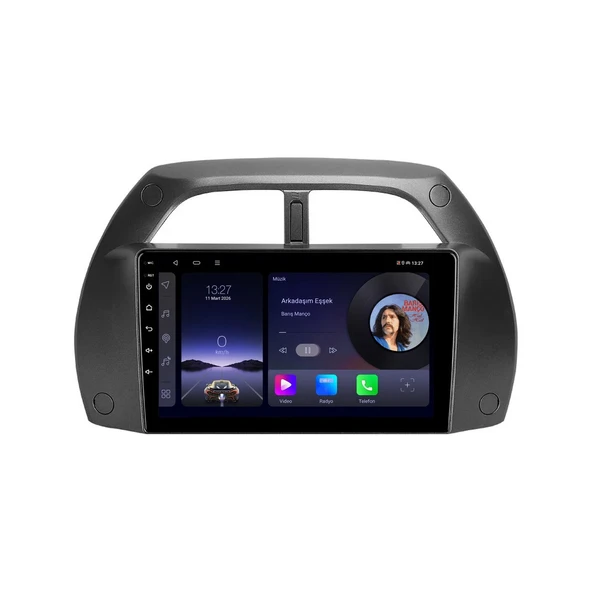Toyota RAV4 2001-2003 Android Multimedya 9 inç 8-128 GB CarPlay Navigasyon Ekran ürün görseli 1