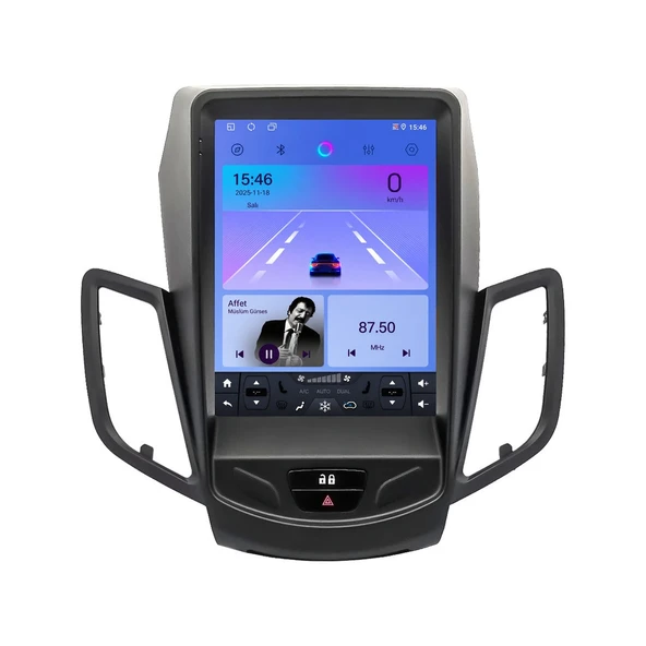 Ford Fiesta 2009-2017 Android Multimedya 9,7 inç 10-256 GB Pro CarPlay Navigasyon Ekran ürün görseli 1