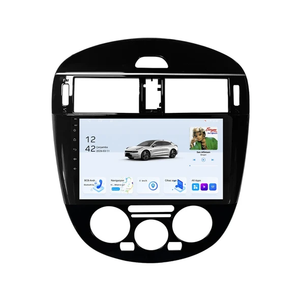 Nissan Pulsar 2016-2017 Android Multimedya 9 inç 8-128 GB CarPlay Navigasyon Ekran ürün görseli 1
