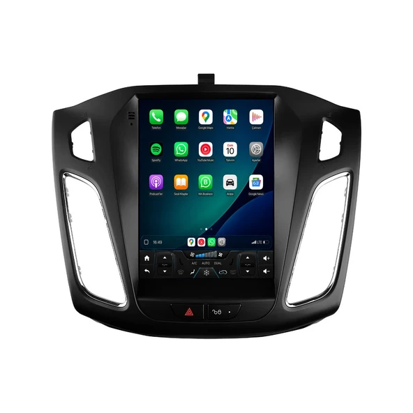 Ford Focus 2011-2018 Android Multimedya 9,7 inç 6-64 GB CarPlay Navigasyon Ekran ürün görseli 1