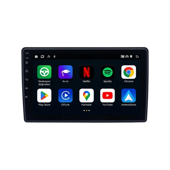 Citroen Berlingo 2009-2018 Android Multimedya 9 inç 10-256 GB Pro CarPlay Navigasyon Ekran ürün görseli 1