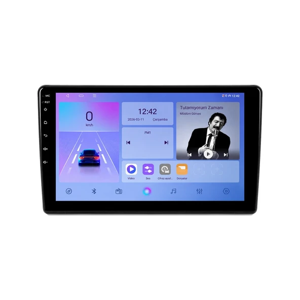 Toyota Auris 2007-2012 Android Multimedya 9 inç 4-64 GB CarPlay Navigasyon Ekran ürün görseli 1
