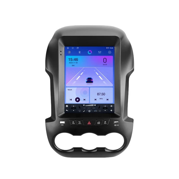 Ford Ranger 2012-2015 Android Multimedya 9,7 inç 8-64 GB CarPlay Navigasyon Ekran ürün görseli 1